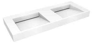 Oltens Stila lavoar 120x45 cm dreptunghiular clasică-dublă alb luciu 40004000