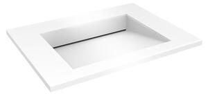 Oltens Stila lavoar 60x45 cm dreptunghiular mobilier alb luciu 40200000