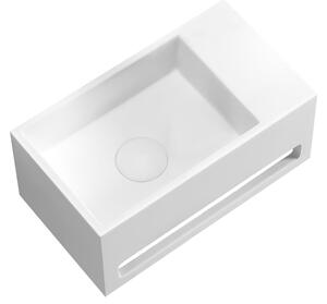 Oltens Fri lavoar 35.5x20 cm dreptunghiular clasică alb luciu 40007000