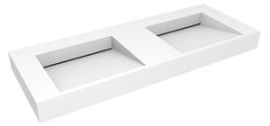 Oltens Stila lavoar 120x45 cm dreptunghiular clasică-dublă alb mat 40004900