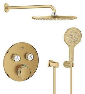 Set cap de duș cu braț Grohe Rainshower 26066GN0, baterie cadă-duș Grohe Grohtherm SmartControl 29119GN0, 26574GN0, 27057GN0, 27074GN0, 28362GL1