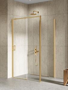 New Trendy Prime Gold Brushed cabină de duș 140x80 cm auriu periat/sticlă transparentă K-3823