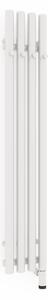 Oltens Stang calorifer electric cu încălzitor 120x20.5 cm alb 55132000