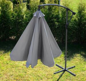 Umbrelă de gradină pliabilă 350cm Grey