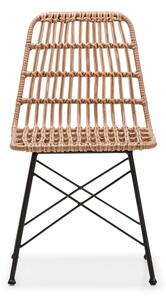 Set 2 scaune de grădină din ratan artificial Bonami Essentials Gabriela