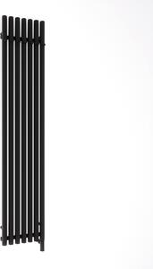 Oltens Stang calorifer electric cu încălzitor 180x37 cm negru mat 55129300