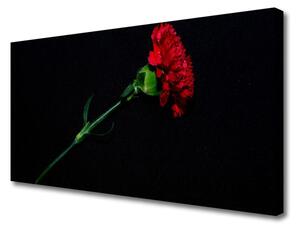 Tablou pe panza canvas Flower Floral Roșu Verde