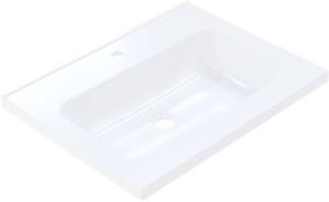 Ruvetti Ivana lavoar 60x45 cm dreptunghiular încastrat alb luciu DOL_IVA60