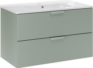 Set lavoar Comad Lava UM-CFP LAVA 80D DP, dulap Comad Aster Green ASTER GREEN 82-80-46-2S