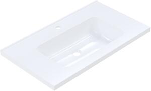 Ruvetti Ivana lavoar 80x45 cm dreptunghiular încastrat alb luciu DOL_IVA80
