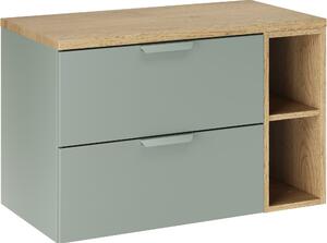 Set dulap Comad Aster Green ASTER GREEN 82-60-46-2S, blat Comad Nordic Cremona CREMONA 89-80-46 M, CREMONA UN 81-20-44