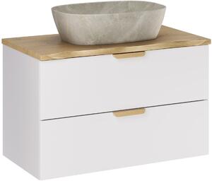 Set dulap Comad Aster White ASTER WHITE 82-80-46-2S, lavoar Comad Anna UN-ANNA-MY1, NATURE CREMONA 89-80-46 M