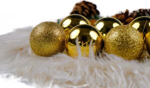Globuri de Crăciun pentru brad 5cm 17buc GOLD
