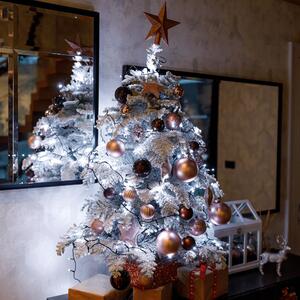 KONDELA Pom de Crăciun, înzăpezit, 120 cm, MARAVEL TIP 1