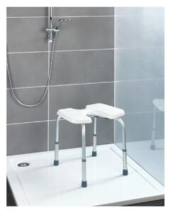Scaun pentru duș Wenko Hygienic Stool White, 53 x 46 cm