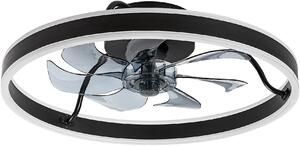 Rabalux Fanfy lampă-ventilator de tavan 1x40 W alb-negru 71337