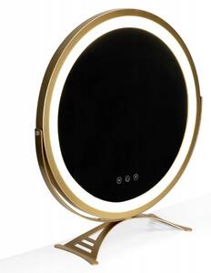 Masă de toaletă cu oglindă LED Estel Gold