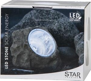 Decorațiune solară LED pentru exterior Star Trading Stone, înălțime 11 cm
