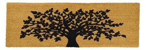 Covoraș intrare lung din fibre de cocos Artsy Doormats Tree Of Life, 120 x 40 cm