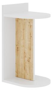 Masa Dom, Decortie, 32x60x32 cm, PAL melaminat, alb/oak