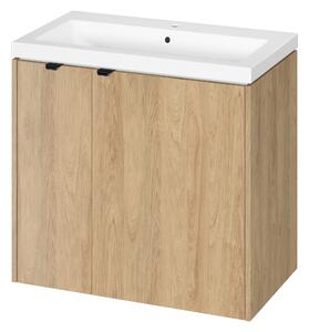 Cersanit Ovida lavoar cu dulap 80 cm stejar S4047-006