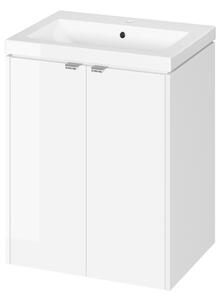 Cersanit Ovida lavoar cu dulap 60 cm alb S4047-002