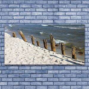 Tablou pe panza canvas Sea Beach Peisaj Maro Albastru