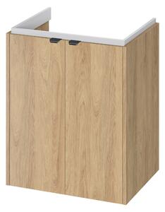 Cersanit Ovida dulap 59.4x45x70 cm sub chiuveta pe perete stejar S1058-010