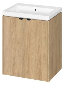 Cersanit Ovida lavoar cu dulap 60 cm stejar S4047-005