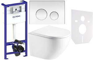 Set cadru încastrat Oltens Triberg 50001000, vas WC cu capac soft-close Hagser Beno HGR14000042, 57102100, HGR20000045, 49301000