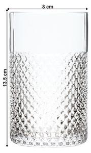 Pahare de apă, set de 6, 520 ml, transparente, AVEIRO TIP 3