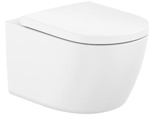 Roca Meridian vas wc agăţat fără margine cu spălare turbionară alb lucios A346747000