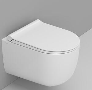 Ceramica Dolomite Mirto Round vas wc agăţat fără margine cu spălare turbionară alb lucios D474901