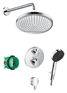 Hansgrohe Crometta set de duș ascuns cu termostat cu duș de ploaie crom 88002361