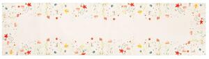 Traversa de masa Pastel Flowers, Ambition, 40x150 cm, poliester, multicolor