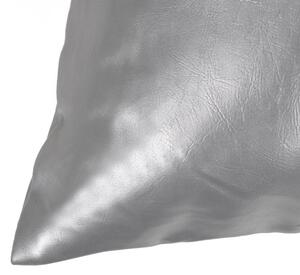 Set perne decorative 2 buc. Poliuretan 40x60 cm Argintiu