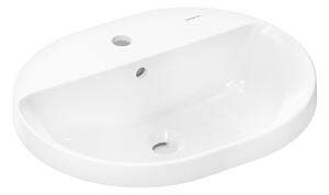 Hansgrohe Xuniva U lavoar 55x45 cm ovale încastrat alb mat 60161450