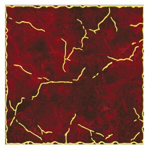 Gresie portelanata rectificata Royal Dark Red (6351), 60 x 60, lucioasa