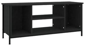 Comodă TV, negru, 102x35x45 cm, lemn prelucrat