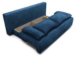 Canapea extensibilă cu spatiu depozitare Georgia Blue Turquoise