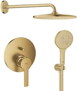 Set cap de duș cu braț Grohe Rainshower 26558GN0, baterie cadă-duș Grohe Lineare 24064GN1, 26574GN0, 26658GN0, 28362GL1