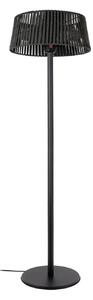 Radiator de terasă Pyravo, negru, 200 cm, aluminiu, IP44 - Lucande Lucande, Pyravo, Negru, Metal, Modern
