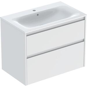 Geberit Selnova Square lavoar cu dulap 80 cm alb 504.139.00.1