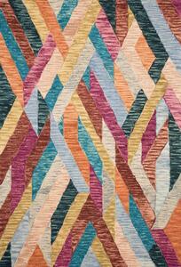 Covor Multicolor Rug 009, Nirvana, 80x300 cm, poliester, multicolor