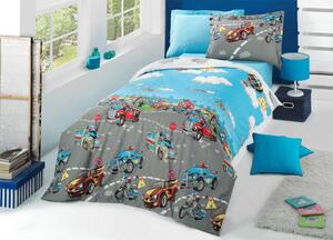 Lenjerie de pat copii City Cars ( stoc limitat )