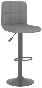 Scaun de bar, gri închis, material textil