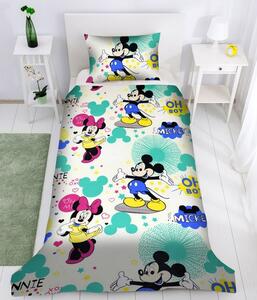 Lenjerie de pat copii Mikey & Minnie Disney ( stoc limitat )