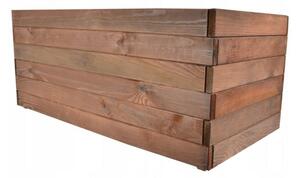 Ghiveci de lemn Maron 80x38x33cm