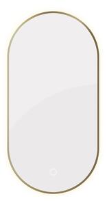Oltens Nordlis oglindă 50x100 cm oval cu iluminare cu covoraș de încălzire 64129510