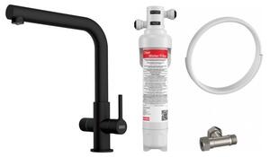 Set baterie bucătărie Franke Lina 120.0730.802, filtru sub chiuvetă Franke Clear Water 150.0730.809
